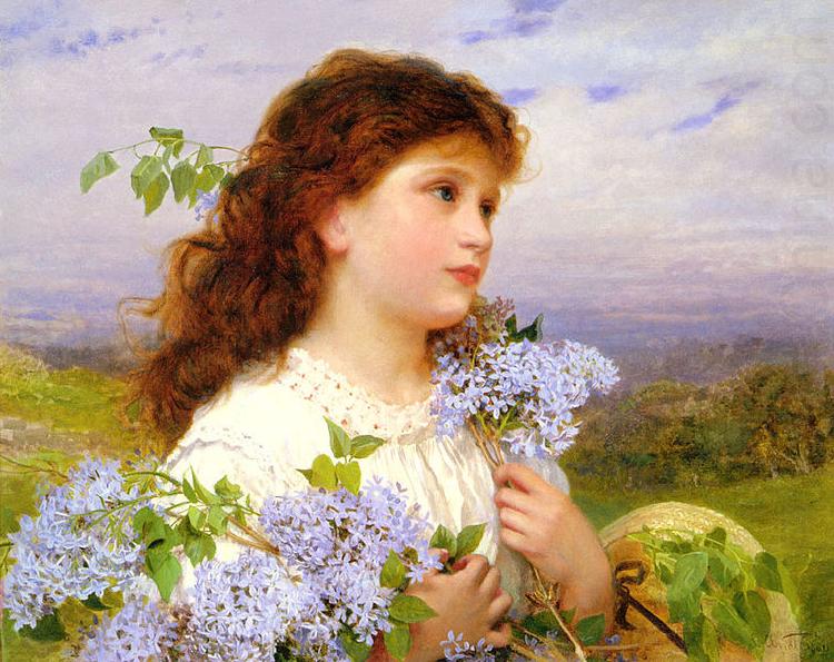 Sophie Gengembre Anderson The Time Of The Lilacs oil painting picture
